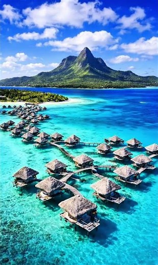 Escape to Paradise: Crystal Waters of Bora Bora 🏝️