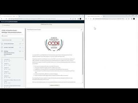 CCDE Exam Engine Overview - Student Instructions