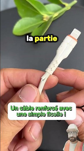 Réparez votre Câble de Chargement avec une Simple Ficelle !