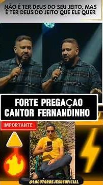 Powerful sermon by singer Fernandinho #fernandinho #foryou #gospel #preaching #fypシ゚viral