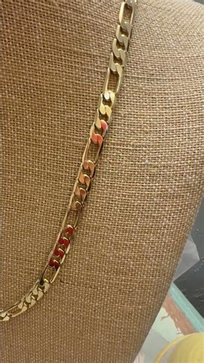 GovDeals: Beautiful, 24k Gold, 24 Inch, Italian, Figaro, Nec