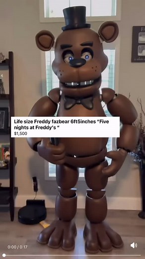 Life size Freddy fazbear 6ft5inches “Five nights at Freddy’s” ($1,500) | Insane FB Marketplace
