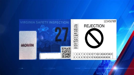 New Virginia safety inspection stickers to roll out in 2026