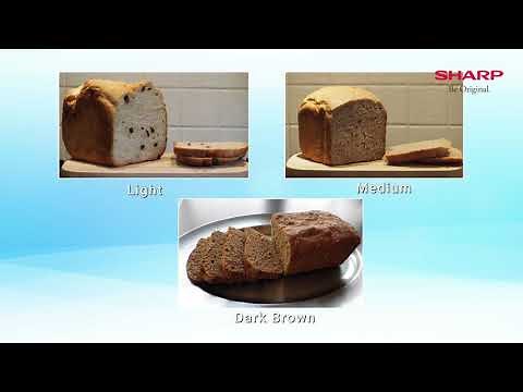 Bake the healthiest bread with the fully automatic Sharp Breadmaker