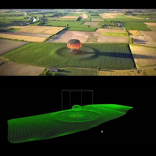 [VFX BREAKDOWN] - BLENDER WAVE GROUND DEFORMATION in real video - TUTORIAL COMING SOON!