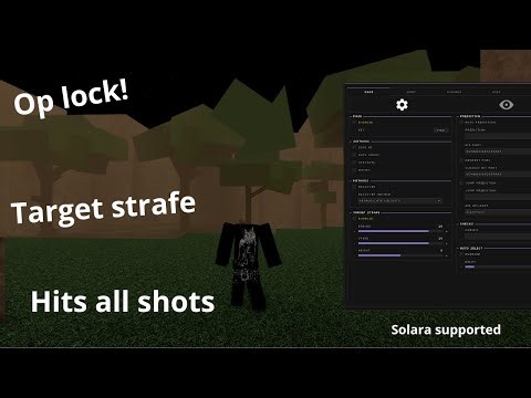 The BEST lock da hood and target strafe (Lunar vip) (Solara supported) Da hood 2024