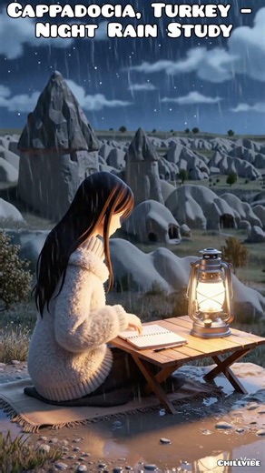 Study with Rain Ambiance | Ghibli Style Relaxing Lofi Music for Focus & Calm #lofi