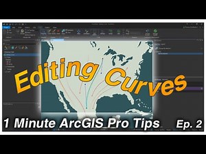 1 Minute ArcGIS Pro Tips - Episode 2: Editing Curves
