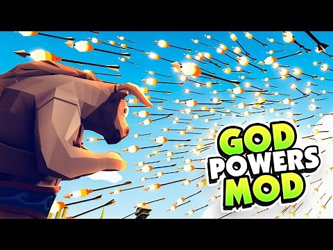 RAINING FIRE WITH GOD POWERS - TABS (Totally Accurate Battle Simulator)