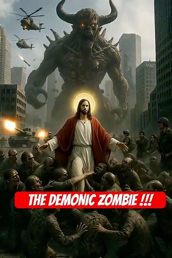 Jesus vs The Giant Zombie Demon – Epic Battle in Los Angeles #jesus