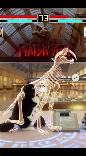 Mortal Kombat Cat Fatality #cat #anthropology #mortalkombat