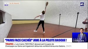 Ariane a testé la pelote basque à Paris !