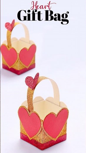 Adorable Heart Gift Box 💝 #papercrafts #giftbox #diy