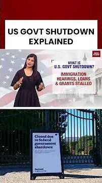 US Govt Shutdown Explained | What’s Behind America’s Budget Crisis #donaldtrump #usshutdown