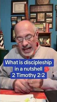 What is discipleship in a nutshell #faith #biblestudy #christianyoutube #gospel #bible #bibleverse