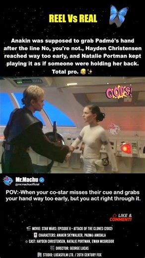 Anakin Accidentally Grabbed Padmé’s Hand Too Early…😳 | Star Wars: Ep 2 – Attack of the Clones (2002)