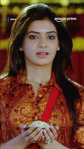 Samantha's CUTE and FLIRTY encounter with Nani | Eega | Cute Movie Scene | #primevideoindia #shorts