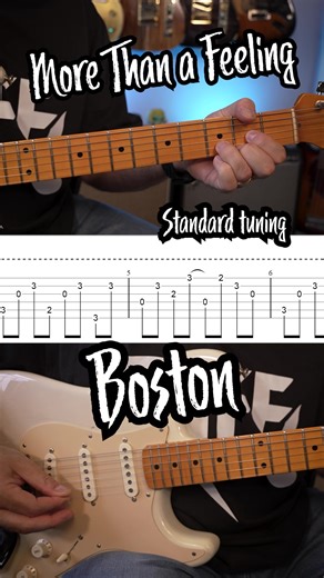 More Than a Feeling guitar riff by Boston with tabs. | GuitArmy