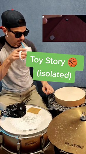 Recreating the sound effects from Toy Story (only drums) #onlydrums #recreatingsounds #creative #viral #foryou #fyp #toystory