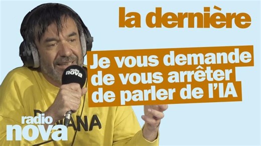 Je vous demande de vous arrêter de parler de l’IA - La chronique de Thomas VDB dans La dernière | Rachid Guerraoui