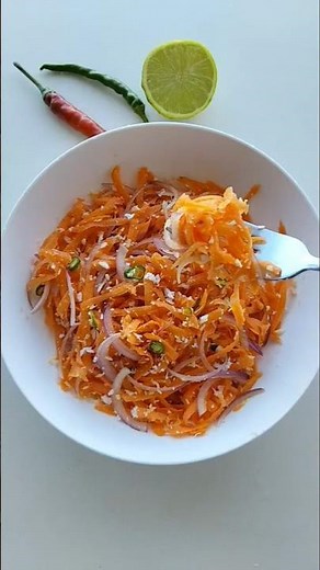 Healthy Carrot Coconut Salad 🥕 | Simple & Delicious