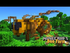 How to build BEAUTIFUL Bee Farm in Minecraft | Tutorial