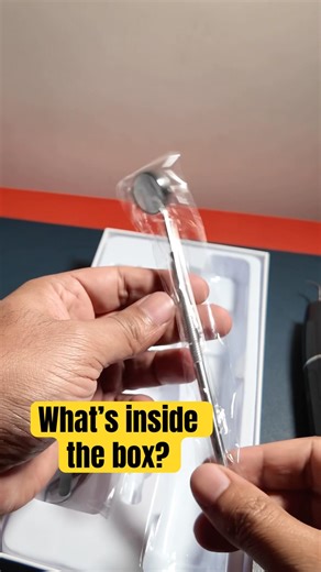 This is not a toothbrush — it’s an electric sonic tooth cleaning tool.