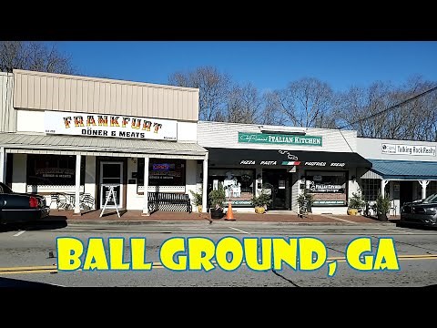 Ball Ground, Georgia - come take a quick tour of downtown