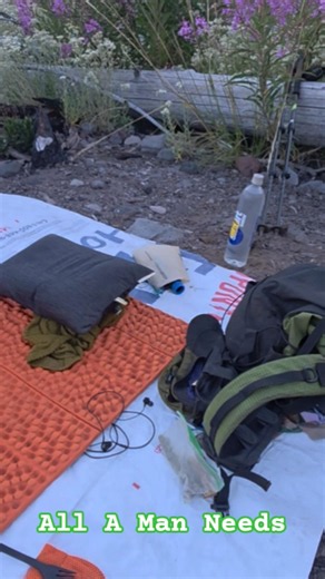 All A Man Needs To Hike #ultralightbackpacking
