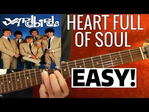 Heart Full of Soul - The Yardbirds - EASY Guitar Lesson