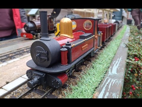 Decembers steam up on Pauls Hoole Garden Railway