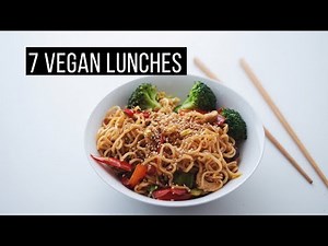 1 Week of Simple Vegan Lunches