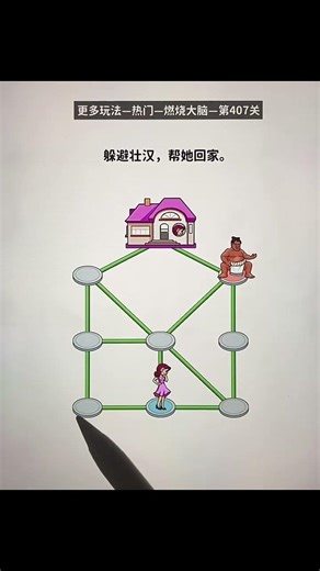 Avoid the burly man and help her get home.#shorts #games