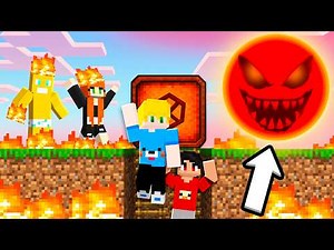 We built the BUNKER to survive the RED SUN in Minecraft!