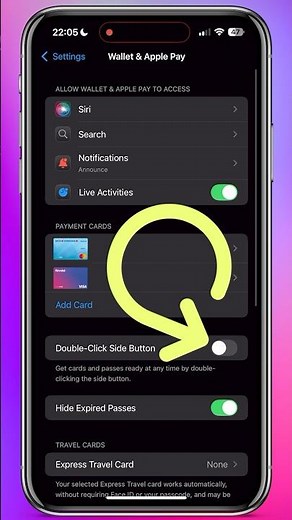 Enable Double-Click for Apple Wallet on iPhone (Fast Setup Guide!) #shorts #shortvideo #iphone