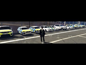 Well Over 30 Metropolitan British Police Vehicles Fully Setup For Sirens And Lights Pro ELS...
