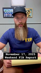 November 17, 2025 Weekend FIB Report #wisconsin #fibpatrol #fibs #weekend #report | It's Wisconsin Ya Know