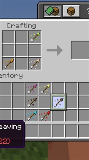 crafting enchanted axe #minecraft​​ #shorts​​ #youtube