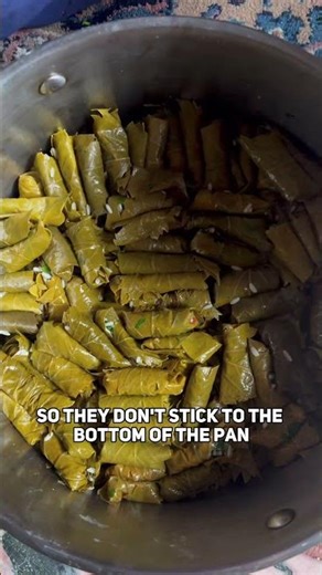 Stuffed Grape Leaves 🍃 | Cooking with My Mom
