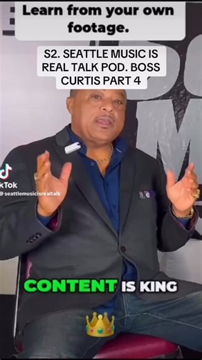 🚀 Everyone says “content is king” — but are you really learning from your own footage? 👀 Boss Curtis breaks it down on S2 Ep.4 of the Seattle Music Is Real Talk Pod 🎙️ Real gems 💎. Real growth 📈. Real Seattle energy 🌧️ Tune in, take notes, and turn your grind into greatness. #SeattleMusicIsReal #Podcast #RealTalk #SeattleVibes #ContentIsKey | Thomas Spg Johnson