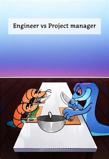 There's always that one person who takes the credit but didn't do any of the work 😂 #snek #projectmanager #engineer #worklife