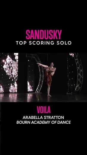 The top scoring solo from Sandusky made that stage hers! 🙌
