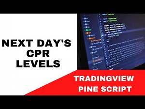 TRADINGVIEW--PINE SCRIPT: NEXT DAY'S CPR LEVELS || TUTORIAL.