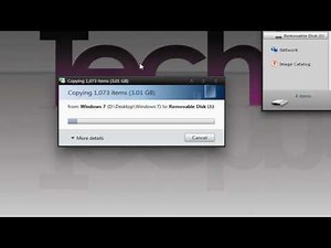 How to Install Windows Vista/7/8 from a USB Flash Drive - TechneekTV