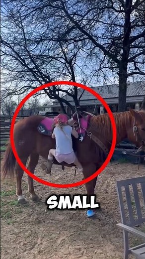 She Wouldn't Give Up – Her First Horse Ride!🐴❤️
