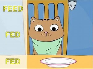 Irregular verbs song, Max the Cat, Part 1