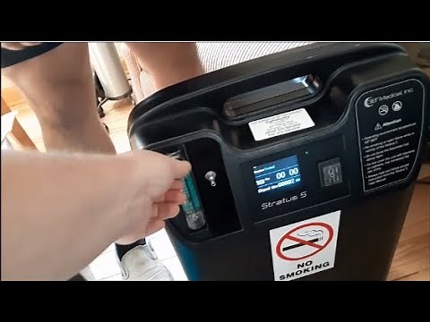 How to Operate a Stratus 5 Water Oxygen Concentrator (Set Up 3B 5L Adjust Liter Levels)