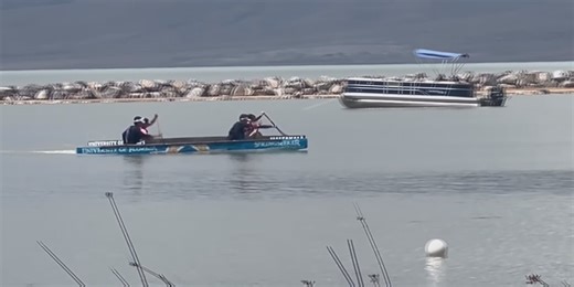 UF civil engineering design group builds and races concrete canoes