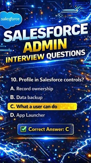 Role, Profile & License | Salesforce Admin MCQ #Salesforce #SalesforceAdmin #SalesforceTraining