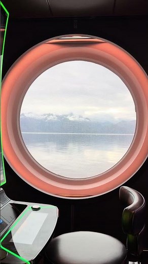 Alaska from a Port Hole